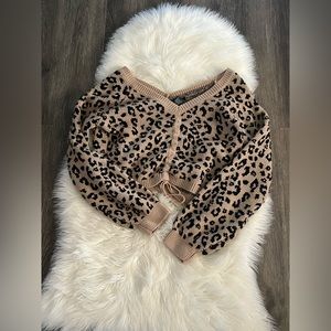 Leopard print sweater